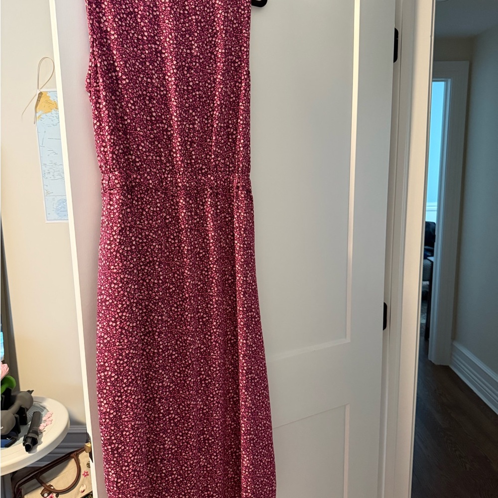 Goodthreads Pink And Purple Patterned Blouse - image 3